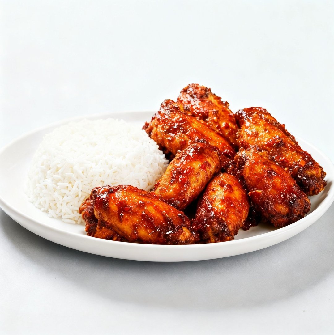 Jerk Wings Combo with Rice